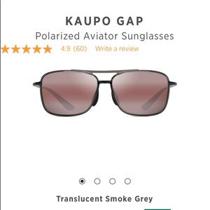 Maui Jim MJ437 Kaupo Gap polarized sunglasses! New